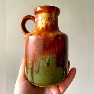 Vintage West German pottery jug